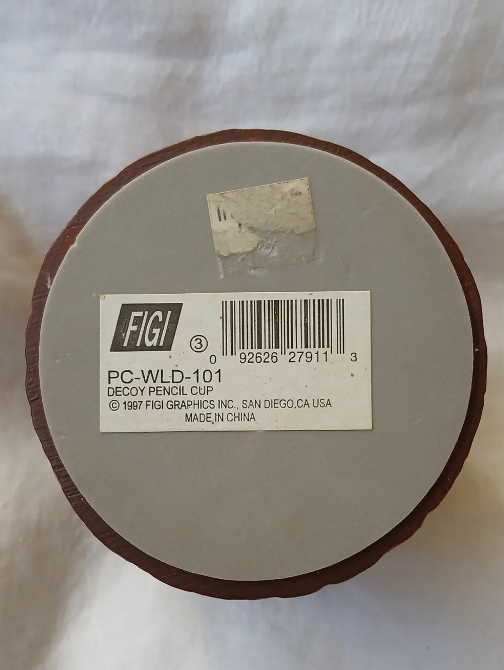 Figi Duck Decoy Decorative Pencil Cup 3.75